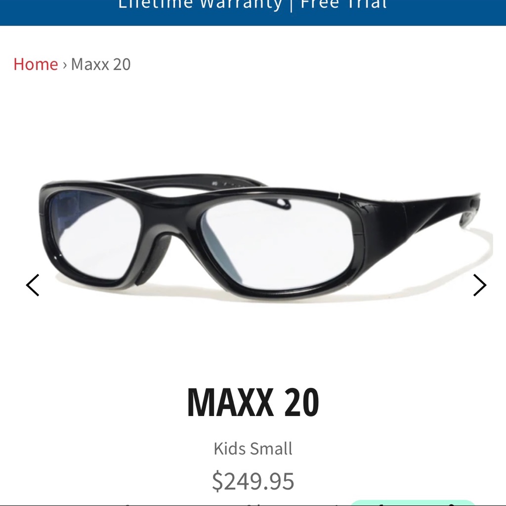 Children’s Rec Specs Maxx - Liberty Mx20 Gloss Black